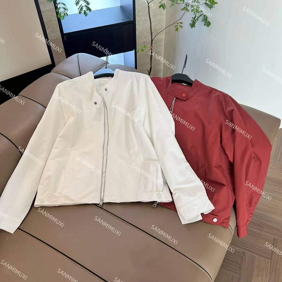 立领拉链夹克外套 H553