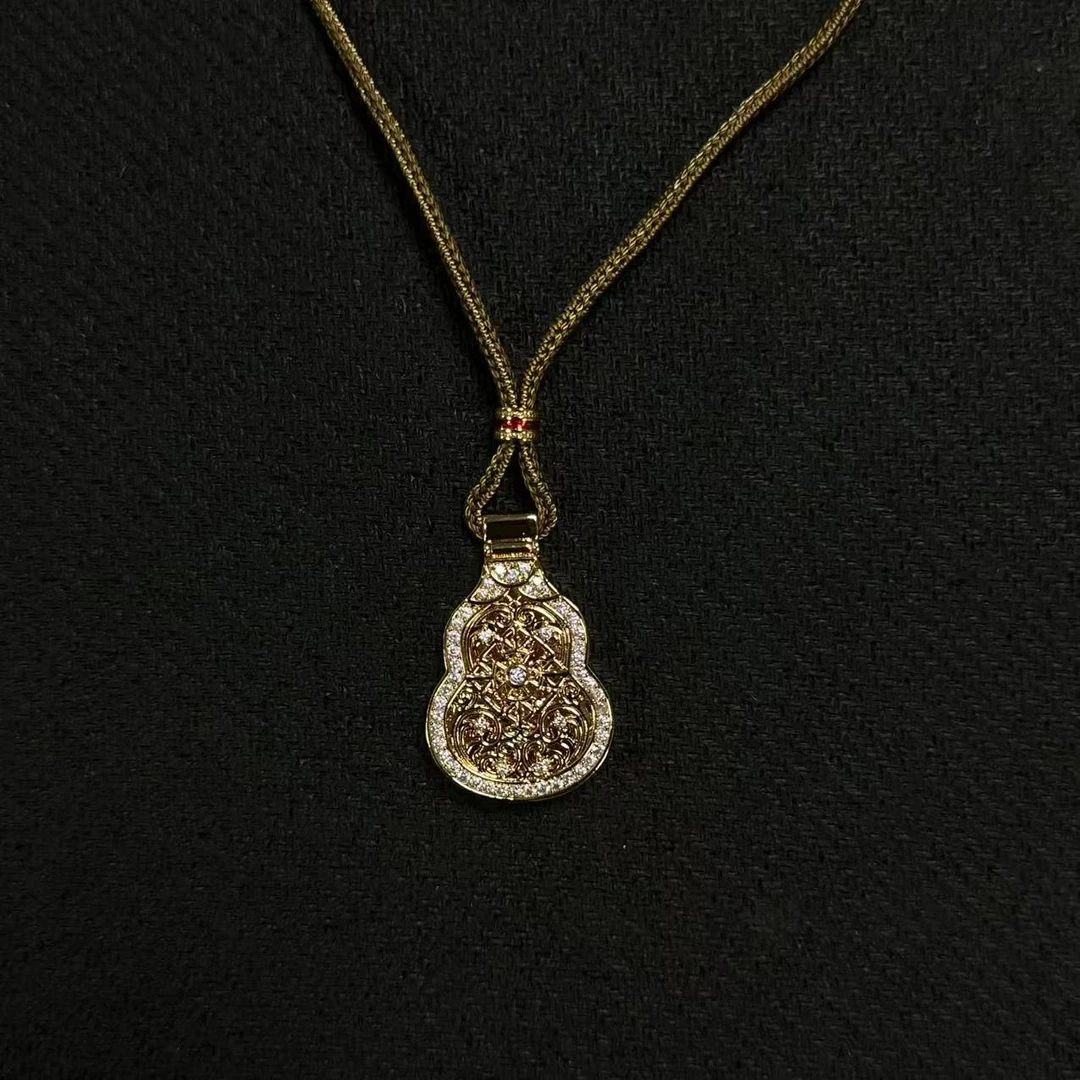 合金吊坠 葫芦铜项链