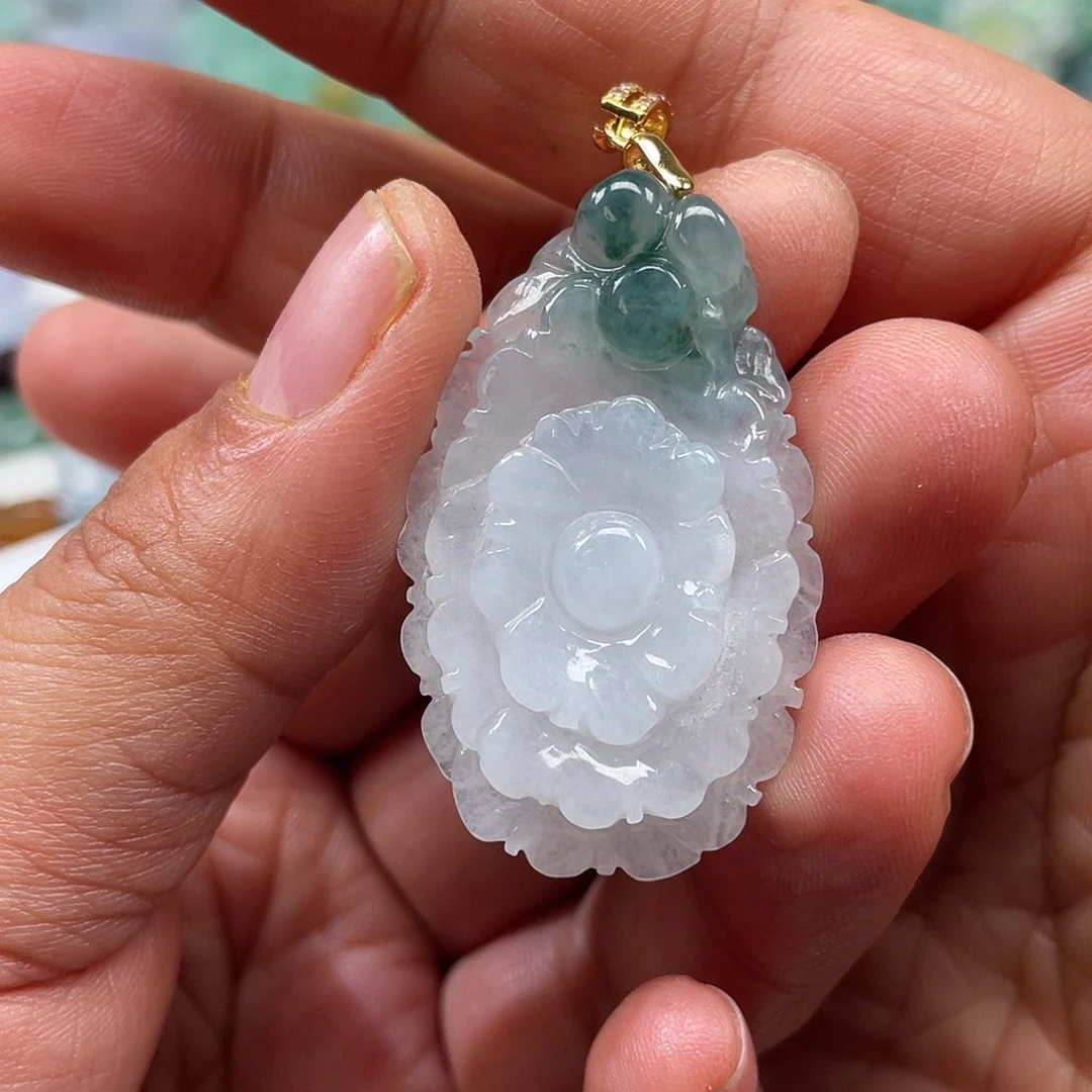 颈饰未镶嵌翡翠翡玉缘翡翠