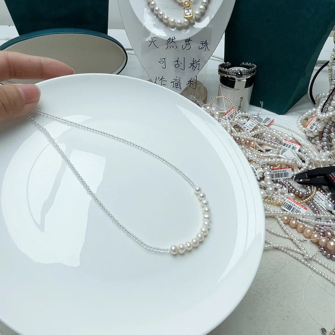 未镶嵌颈饰淡水珍珠
