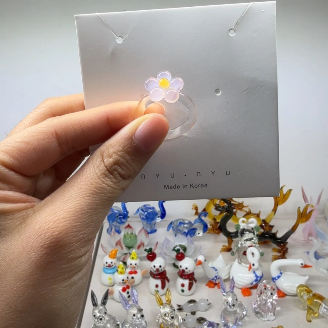 手工艺品琉璃粉色