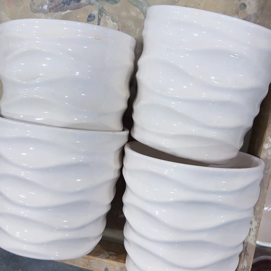 有孔，外贸尾单陶瓷花盆凑单10米包邮微瑕