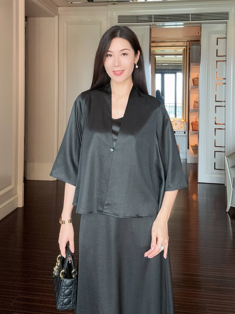 【荷月】周晓刚老师重磅香云纱外套CD2167969