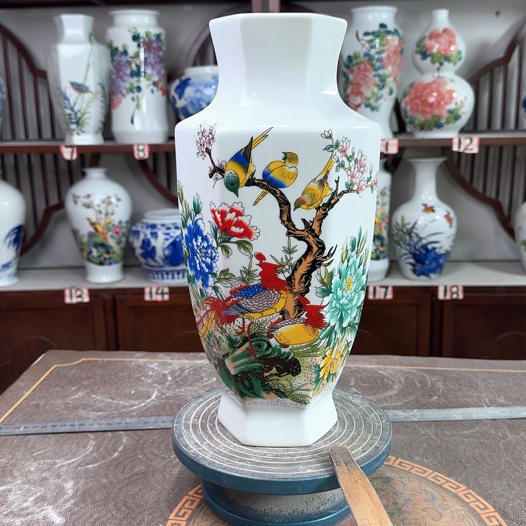 摆件景德镇陶瓷6牡丹