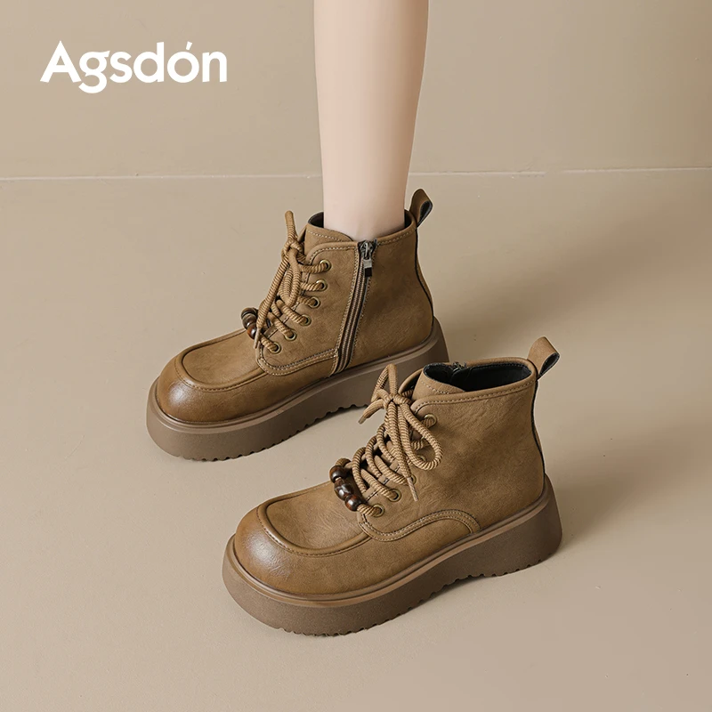 654072厚底马丁靴女2025新款秋季流光增高美拉德风西部骑士靴Y