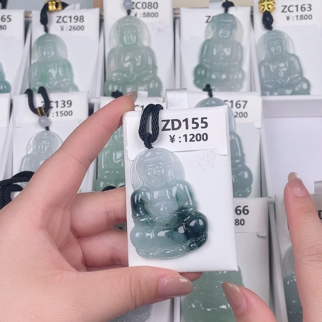 翡翠未镶嵌颈饰zd155