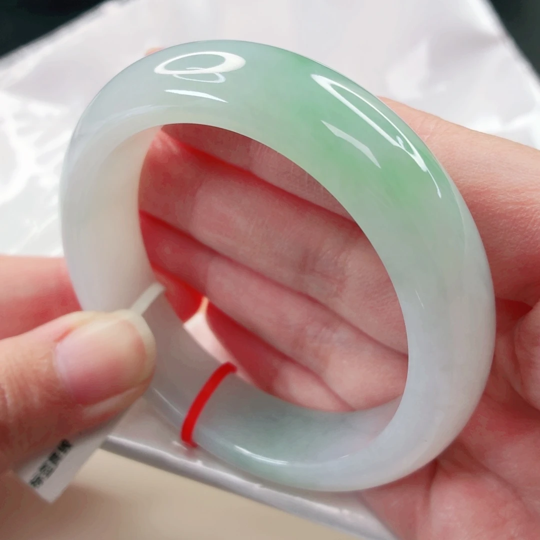 翡翠未镶嵌手镯54.2圈轮胎x538