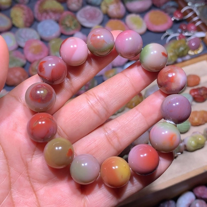 玛瑙/玉髓未镶嵌手链盐源玛瑙