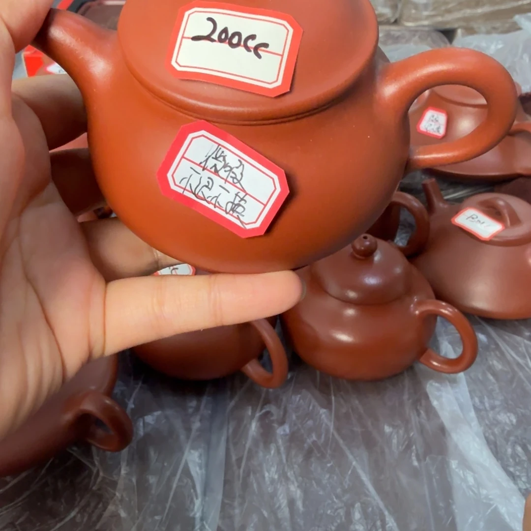 紫砂茶盏黄龙山原矿红皮龙