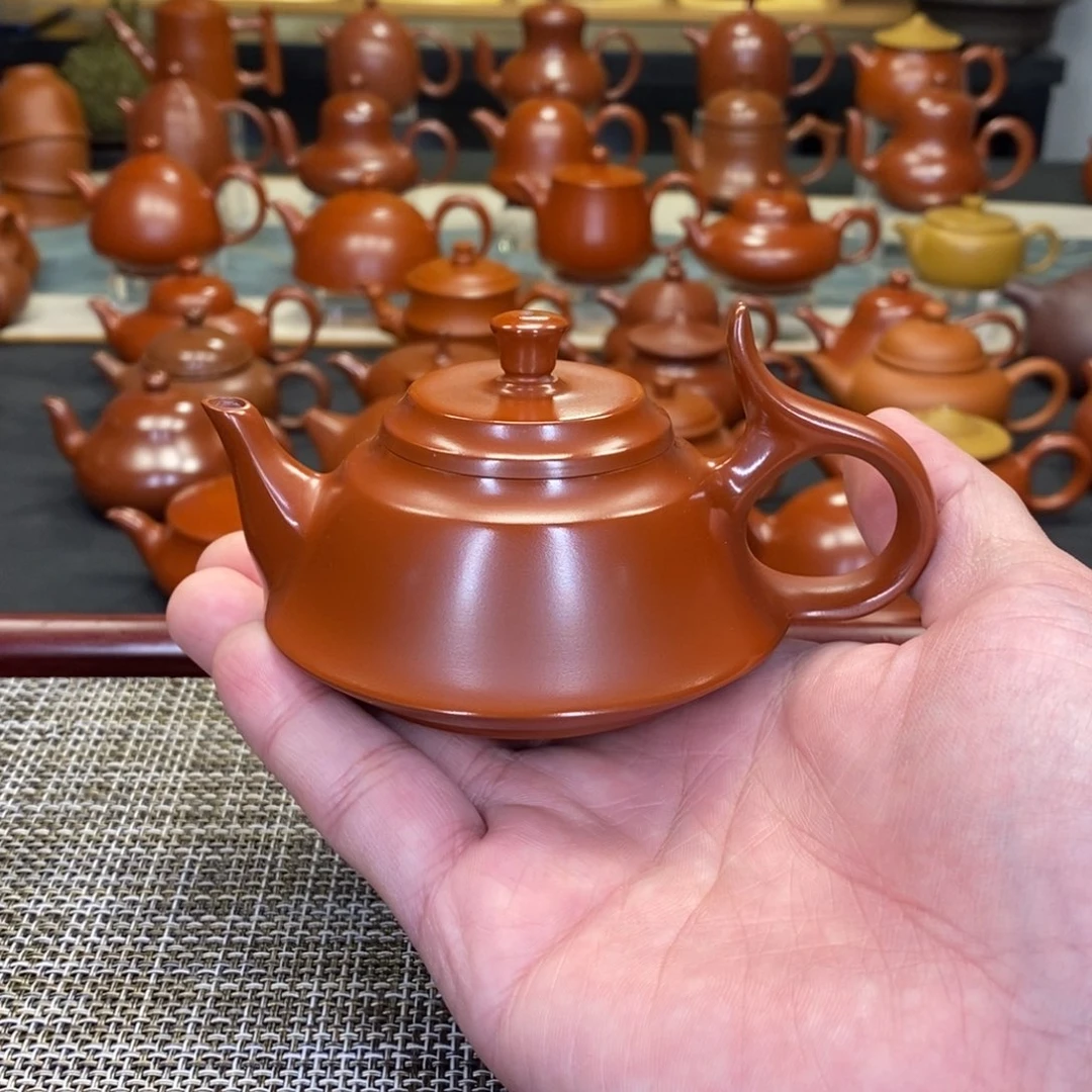 紫砂茶壶花*潮州手拉壶