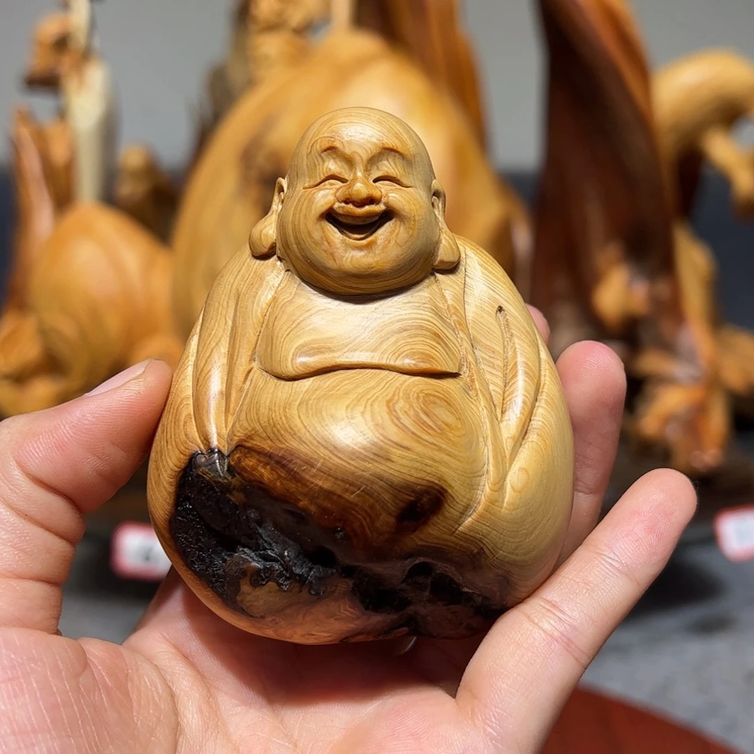 柏木崖柏木手把件摆件