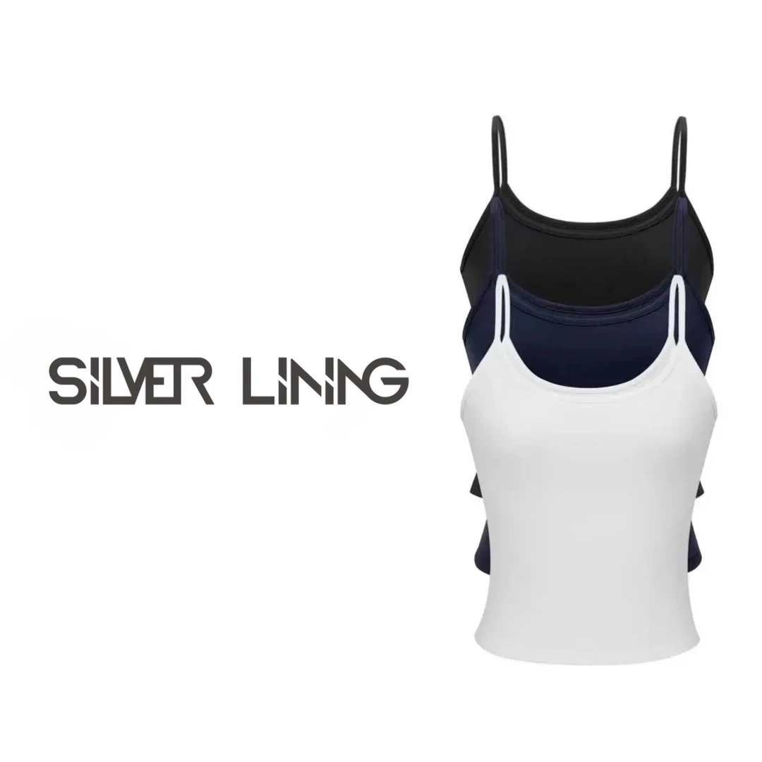 SILVER LINING 买手店 必入细肩带修身女打底背心