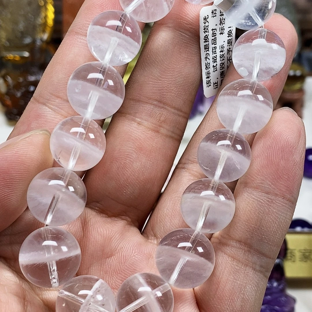 水晶颈饰未镶嵌天然水晶手链