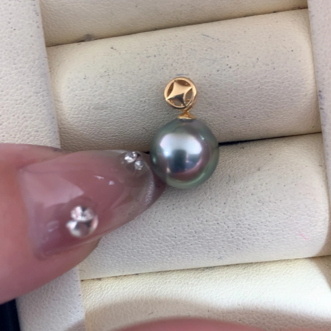 海水珍珠颈饰18K金镶嵌