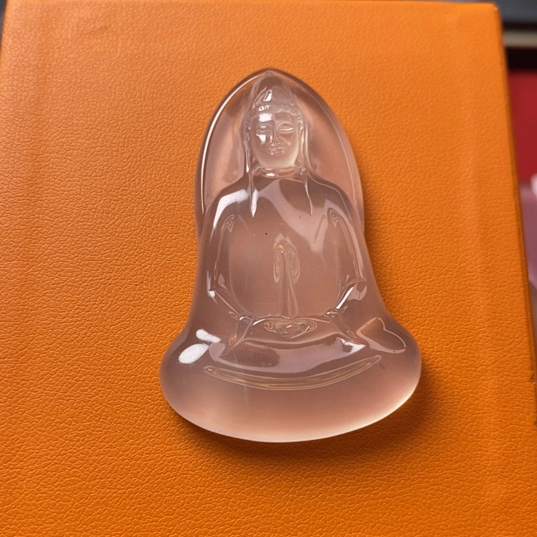 石英质玉未镶嵌吊坠