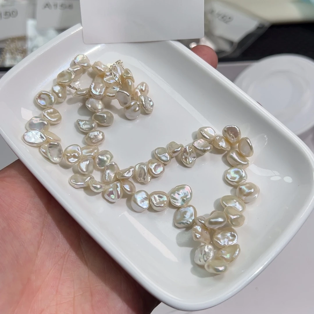 银S925镶嵌淡水珍珠A156