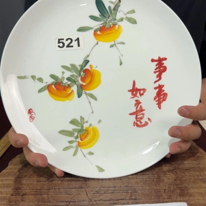 景德镇陶瓷品手工手绘作品