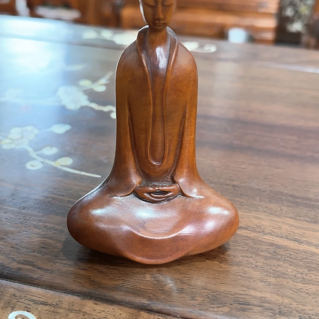 石***头花梨木类黄杨木摆件
