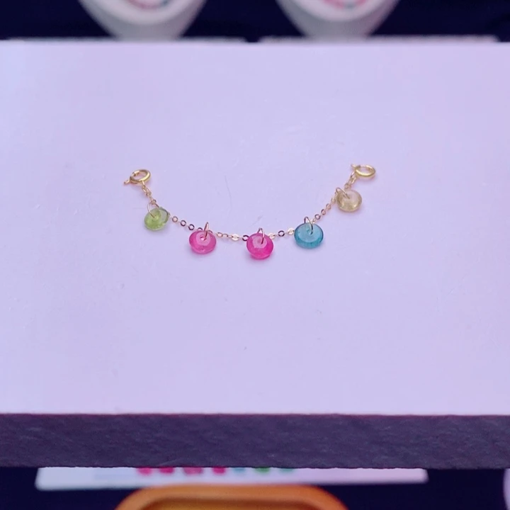 碧玺万能链m18K金镶嵌