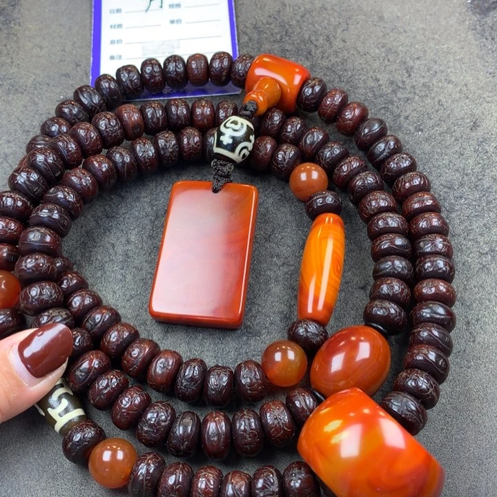 凤眼菩提吊坠脖挂