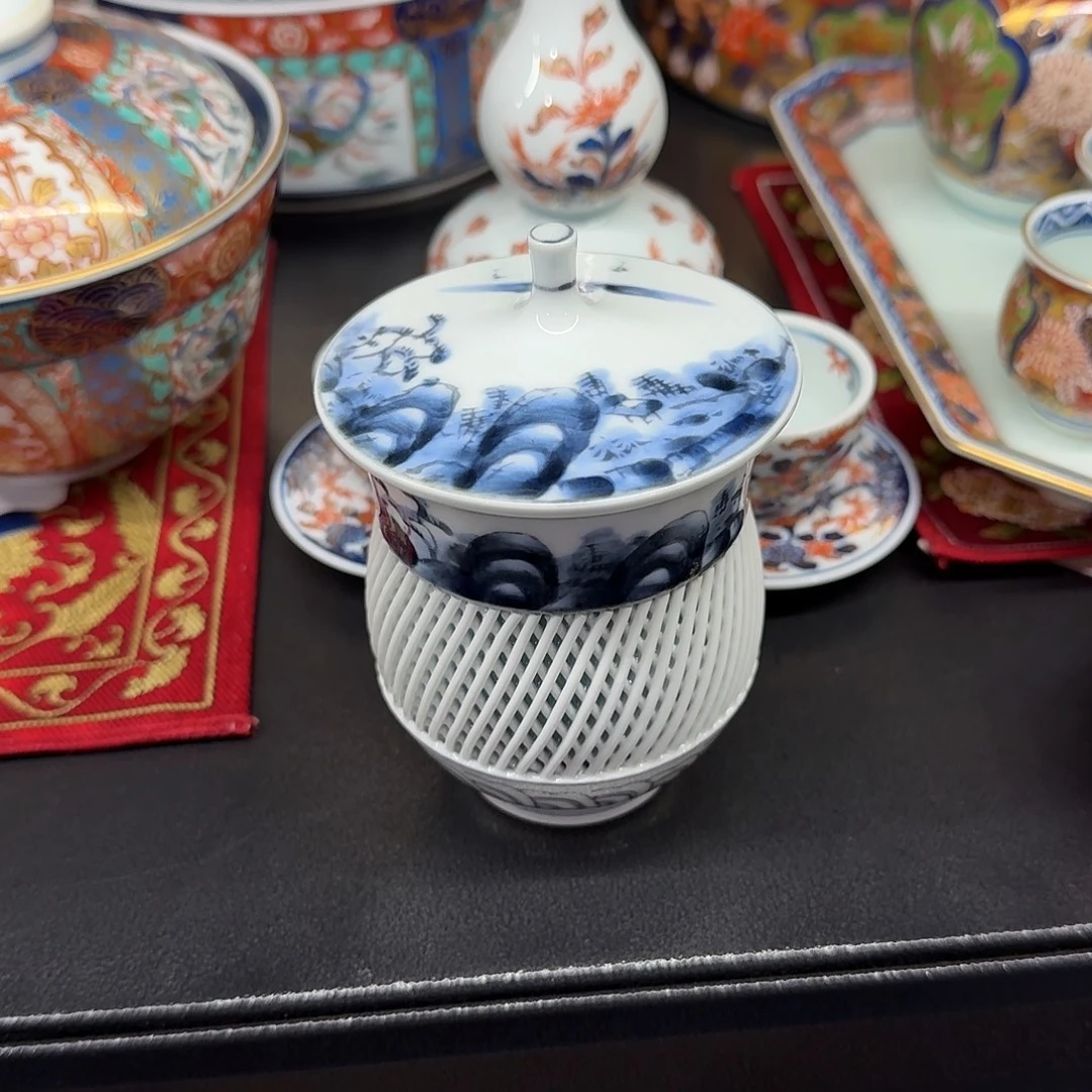 瓷片恭喜发财万事如意
