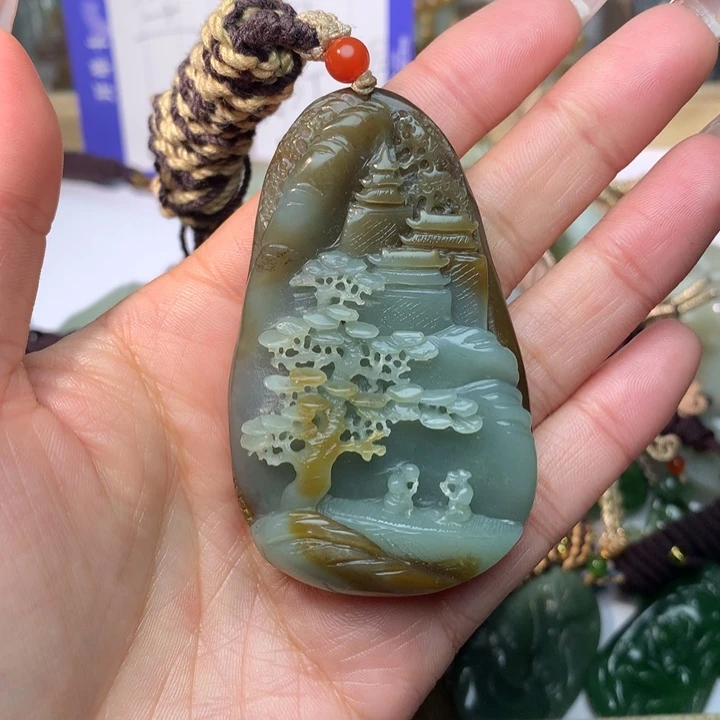 和田玉挂件未镶嵌