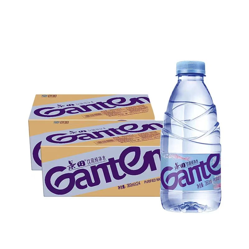 Ganten/百岁山 景田纯净水小瓶360ml*24瓶纸箱接待招待酒店批发