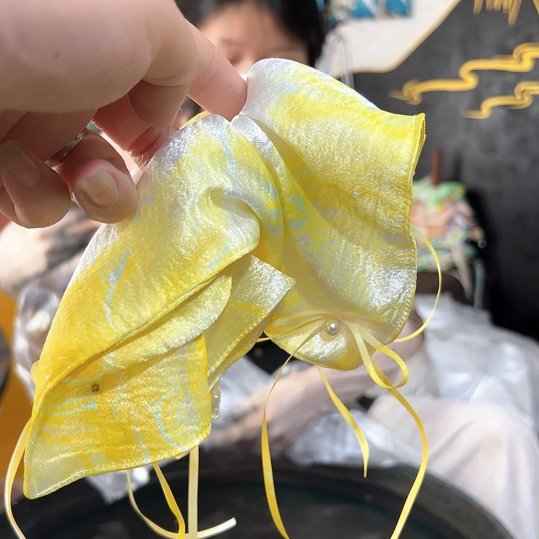好****p389新款方巾发圈