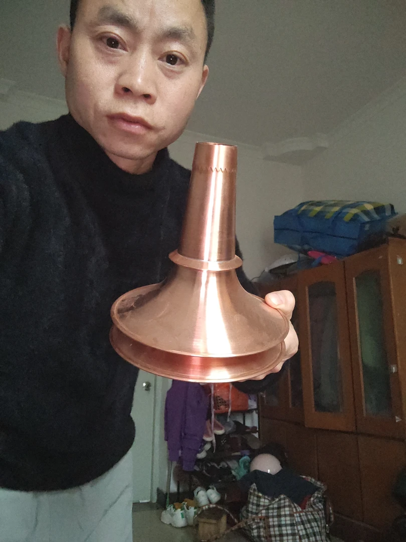 紫铜唢呐碗唢呐喇叭唢呐乐器手工制作地方特色加厚铜质喇叭碗