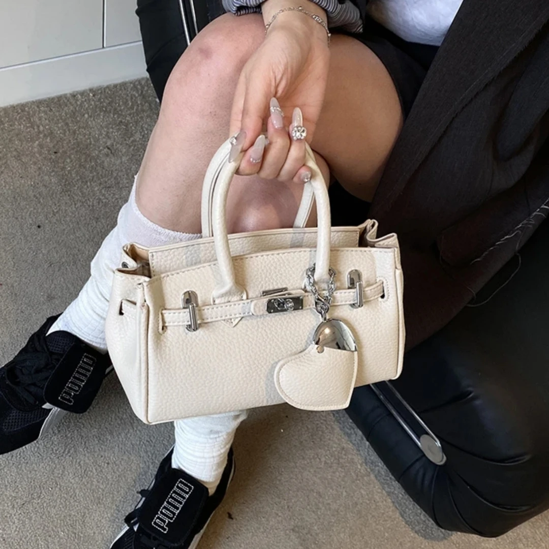 小方包2025新款小众mini凯莉包春夏高级感软皮女包单肩斜挎手提包