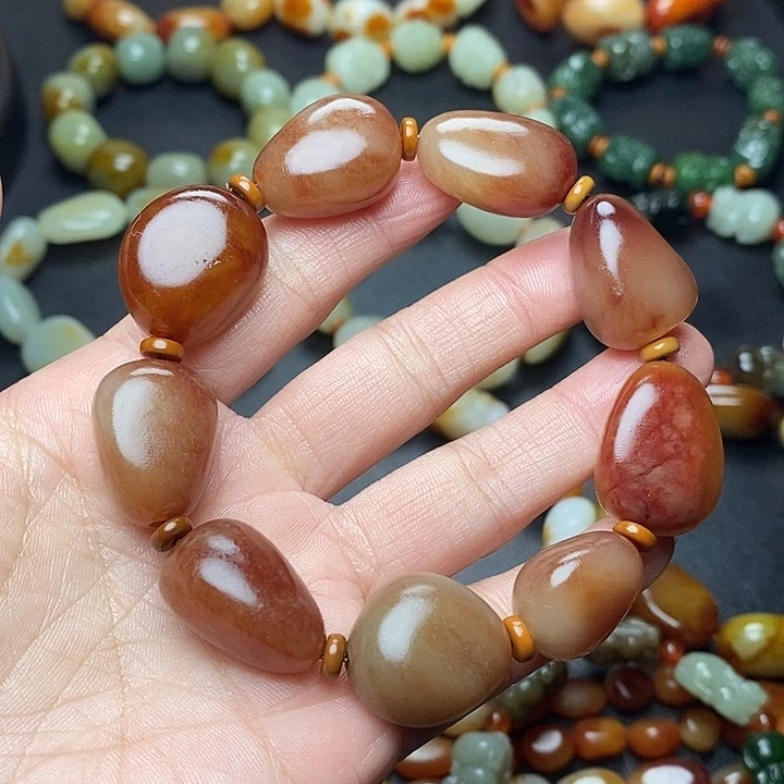 和田玉未镶嵌手链