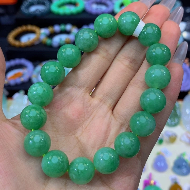 未镶嵌手串翡翠翡翠12