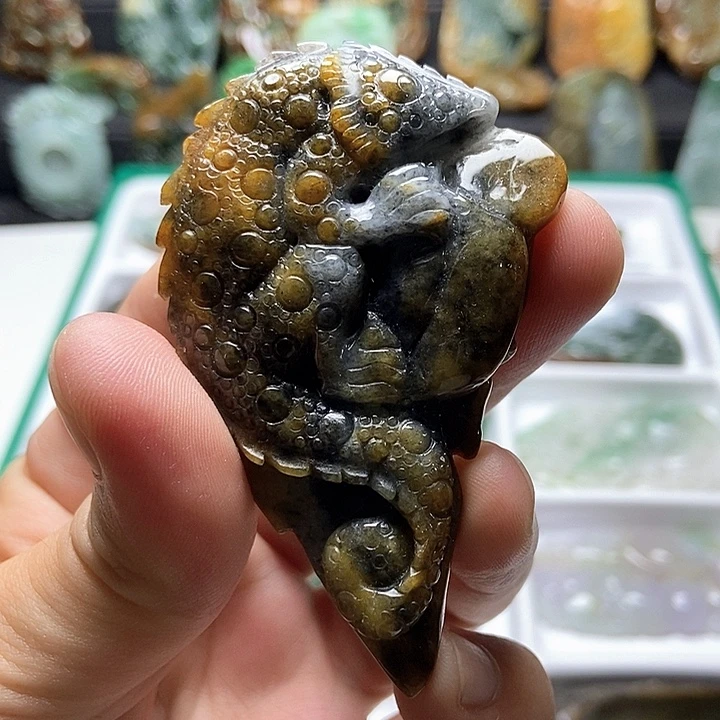 颈饰未镶嵌翡翠翡翠a货