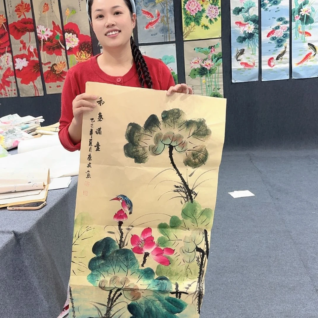 国画非常精美的一副作品