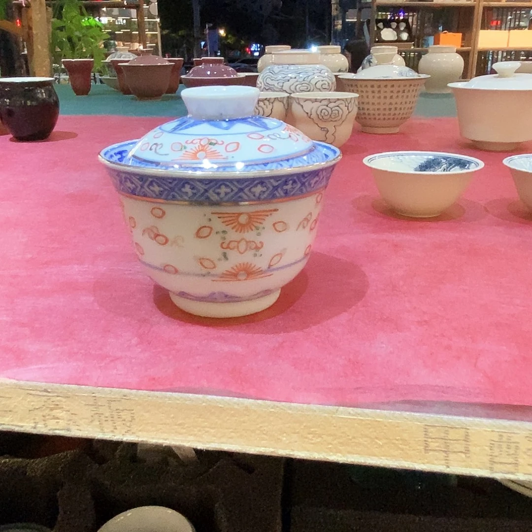 盖碗景德镇陶瓷瓷器瓷器