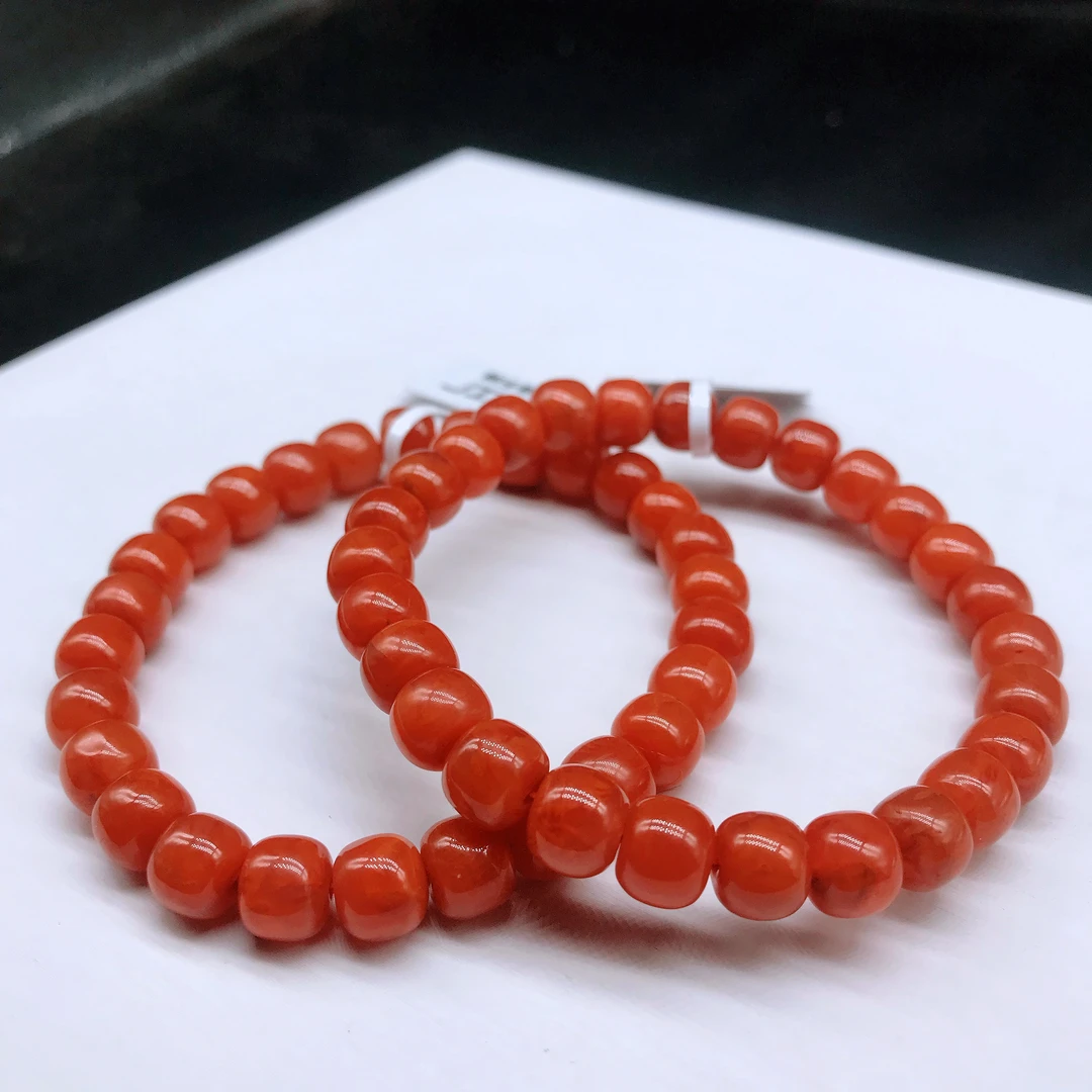 【鼎利源】南红四川瓦西精美时尚老型手串（多样式发其一）