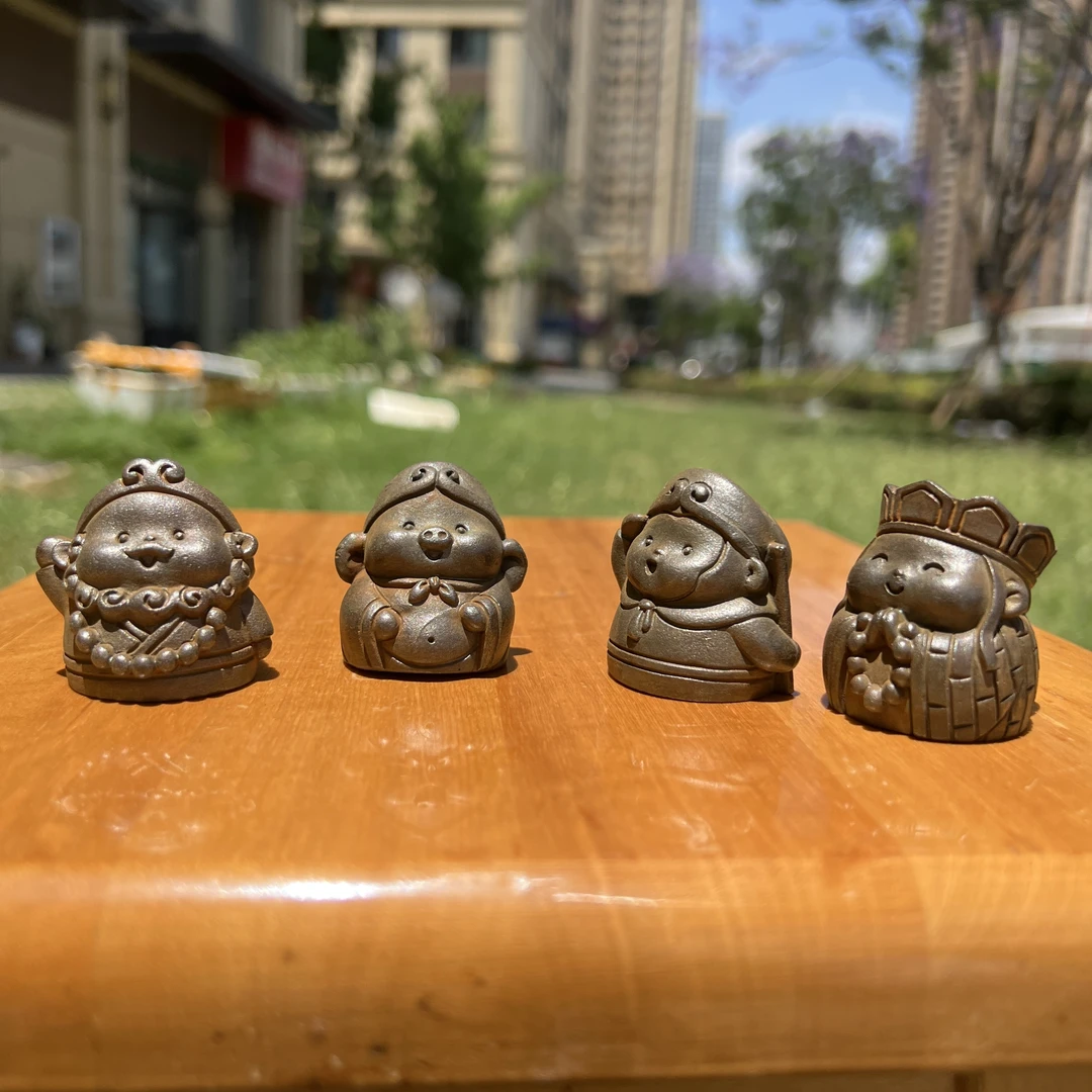 铸铁艺术西游师徒四人唐僧孙悟空猪八戒沙悟净高级摆件装饰工艺