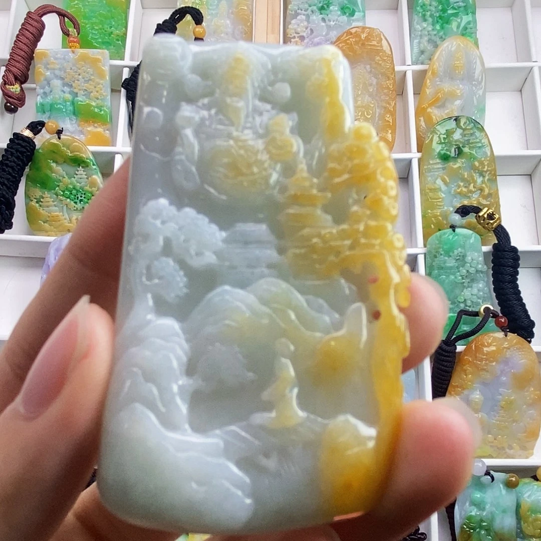 颈饰未镶嵌翡翠翡翠