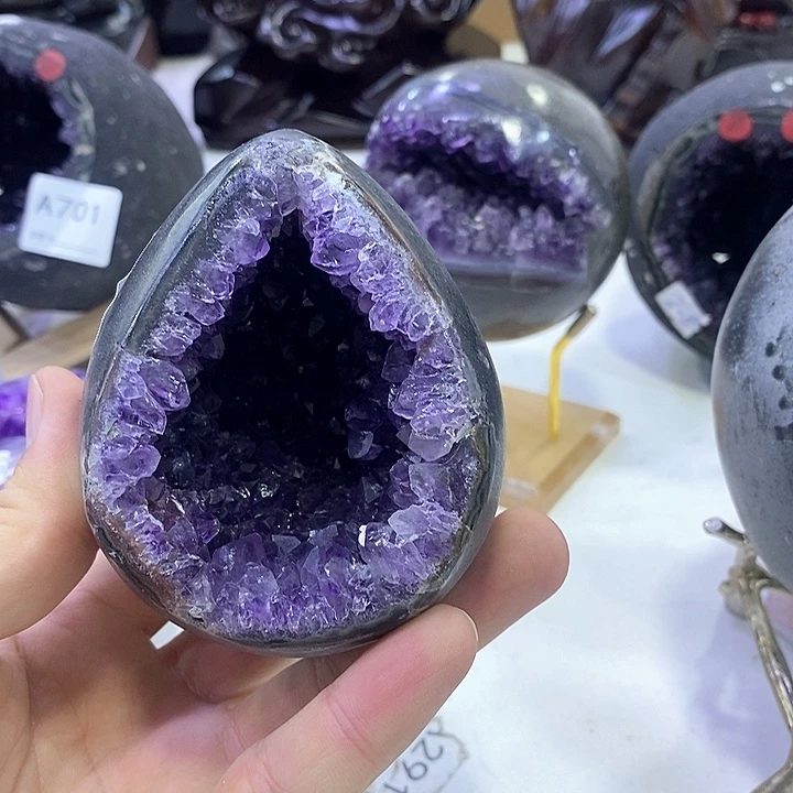 珠宝半成品未镶嵌紫晶