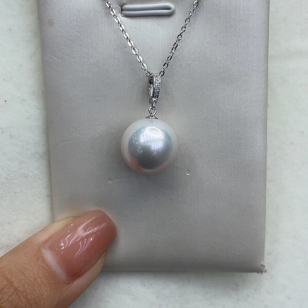 淡水珍珠吊坠(赠链)未镶嵌13mm