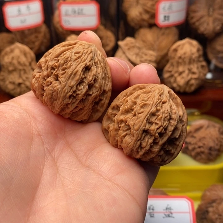 四***季核桃麻核桃密纹红包石37
