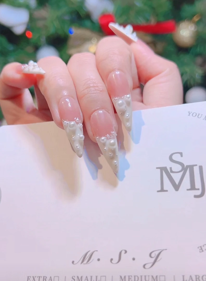 满饰纪|S469「」轻奢钻饰超闪穿戴甲手工穿戴甲堆钻