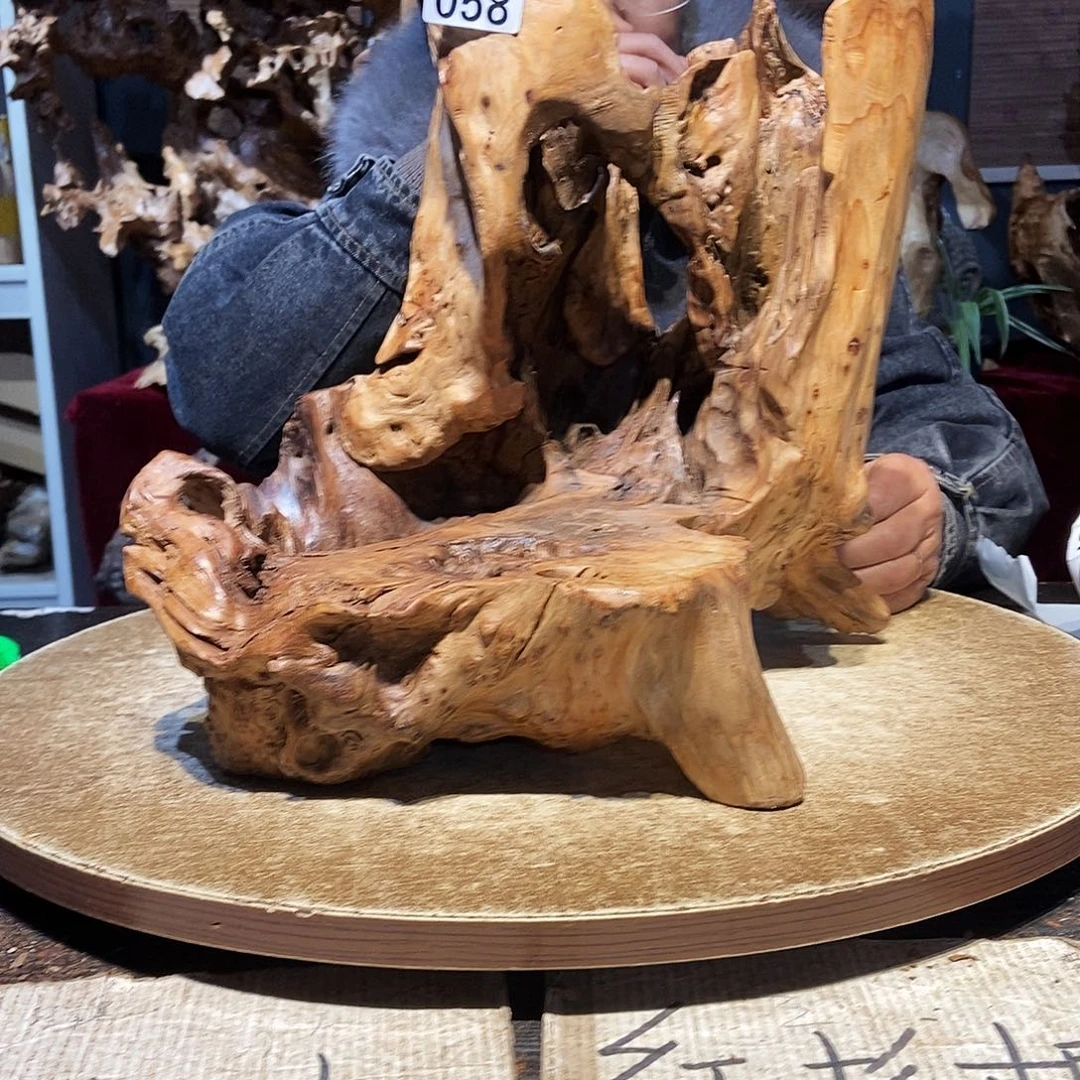 寻****058。红杉根随行根艺