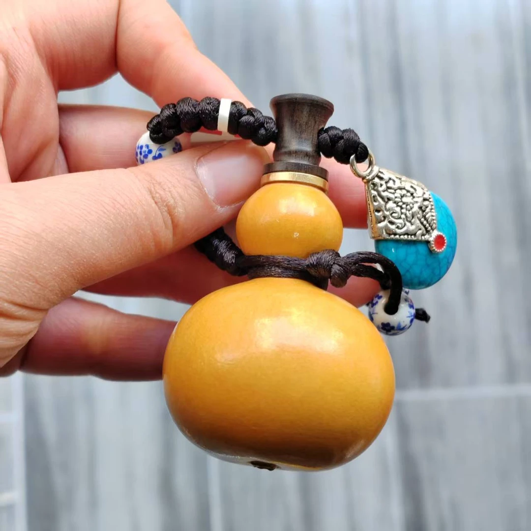 葫芦手把件手工编织挂饰 339（无礼盒）