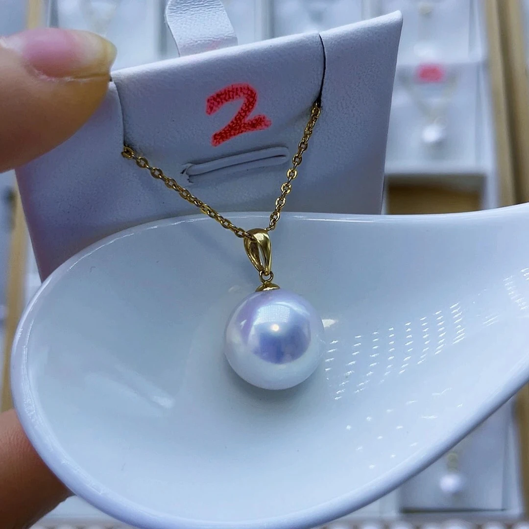 天然淡水珍珠吊坠13➕炫彩
