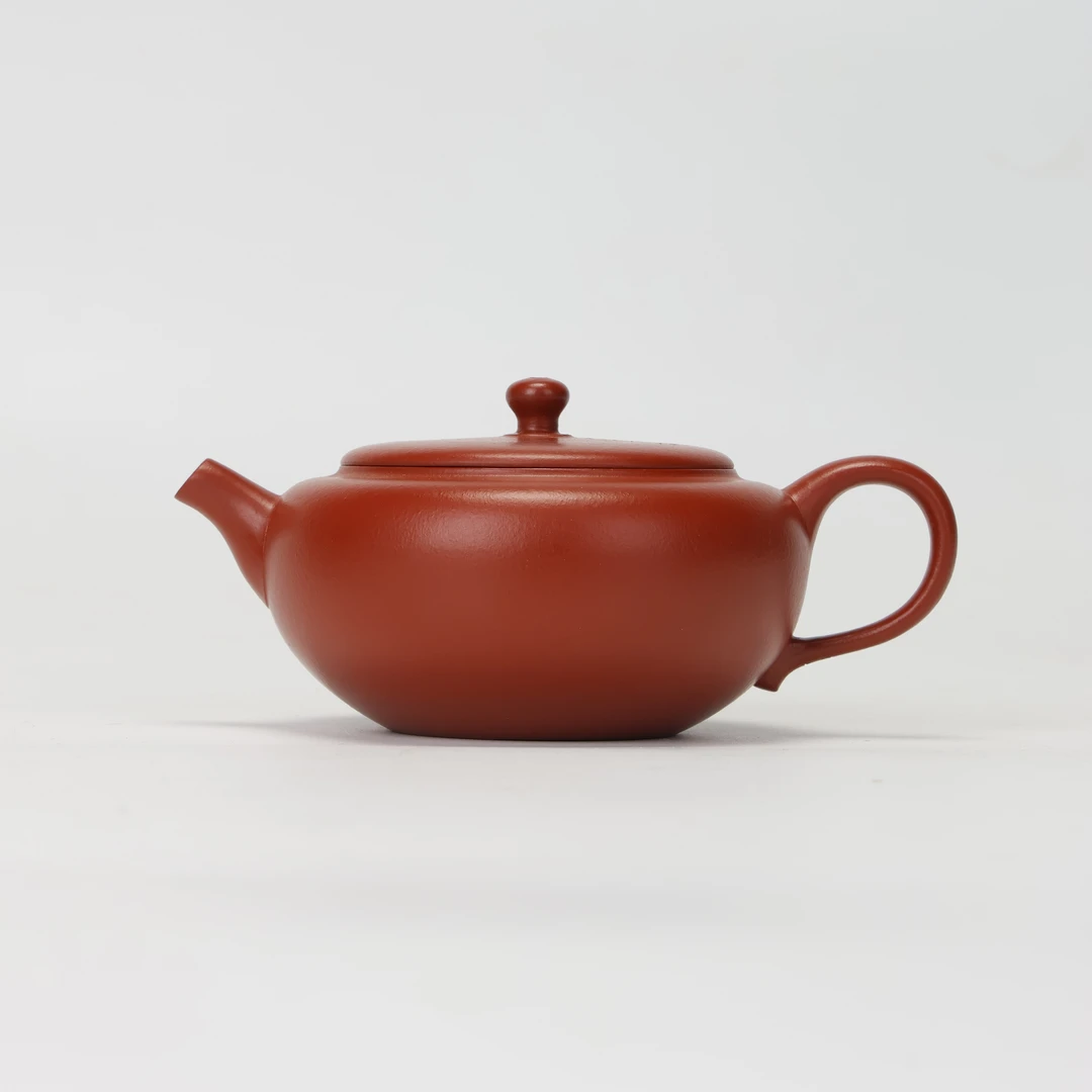 【梵山暮云】娉婷 朱泥 125cc 家用紫砂壶t