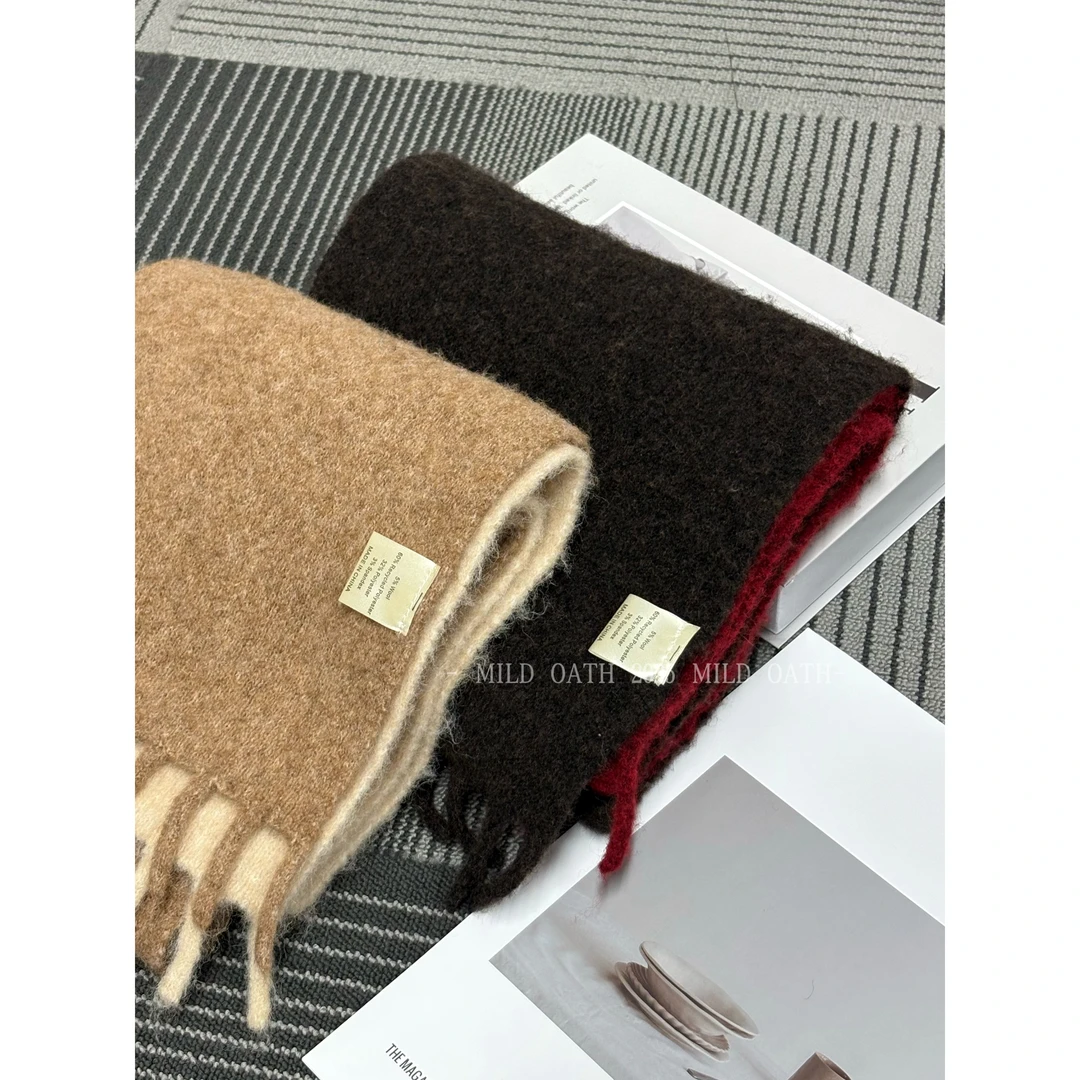 2025冬季新款拼色百搭加厚保暖围脖