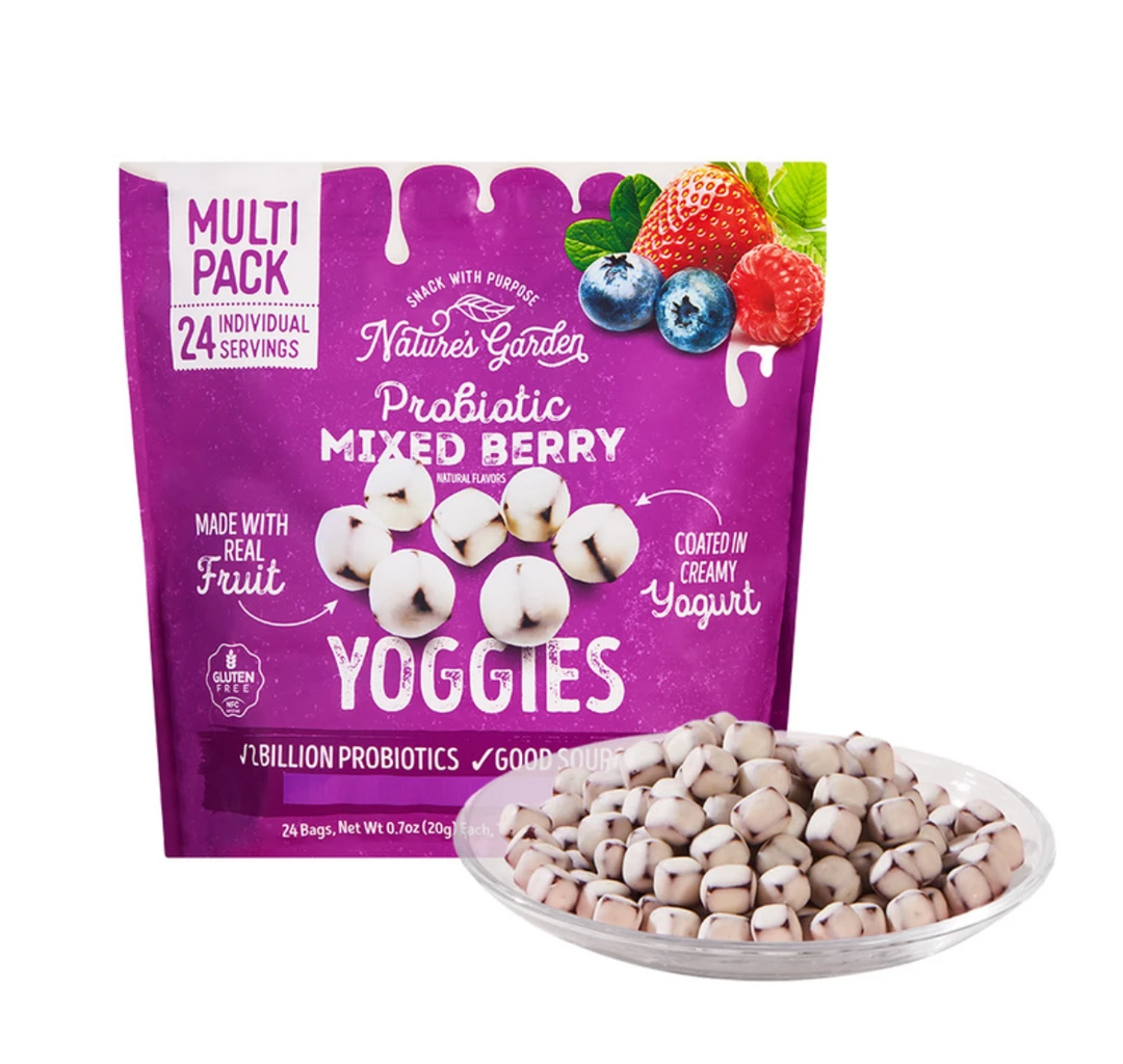 MM山姆美国进口水果酸奶夹心糖果软糯酸甜奶香浓郁水果夹心糖果