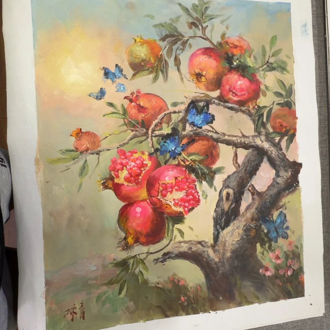 油画加油加油加油努力加油