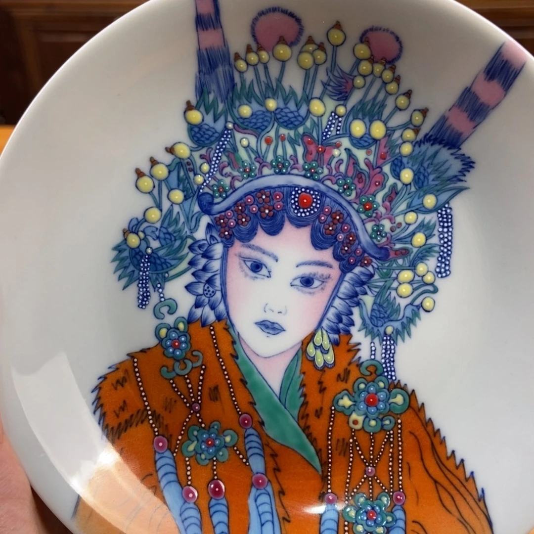 手绘现代茶具非古董